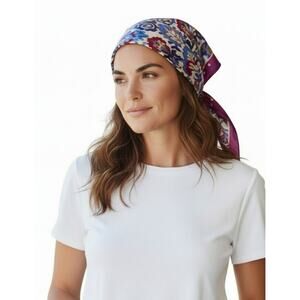Zara Square Floral Scarf – 27” x 27”